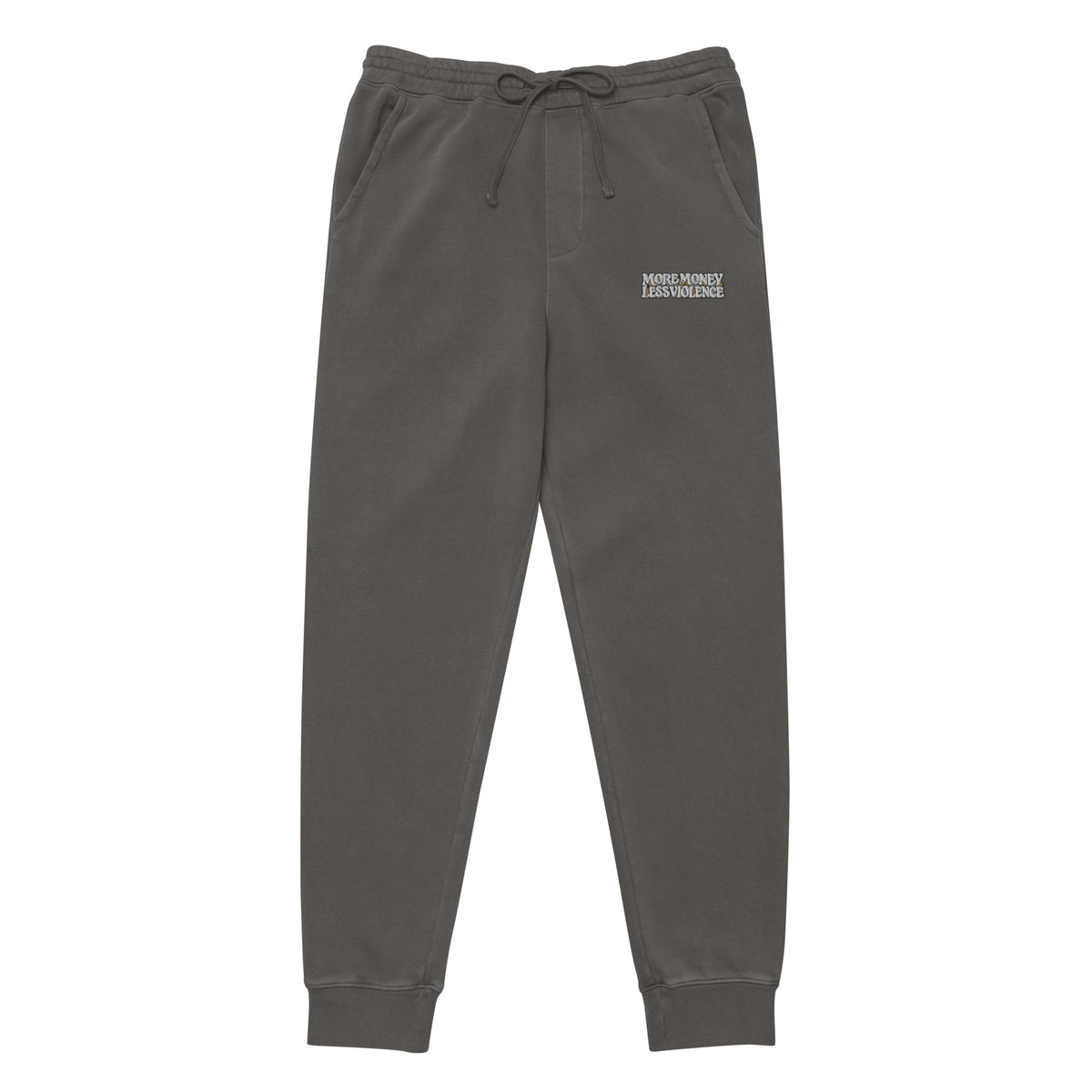 MMLV Everyday Hustle Sweatpants in pigment black, front