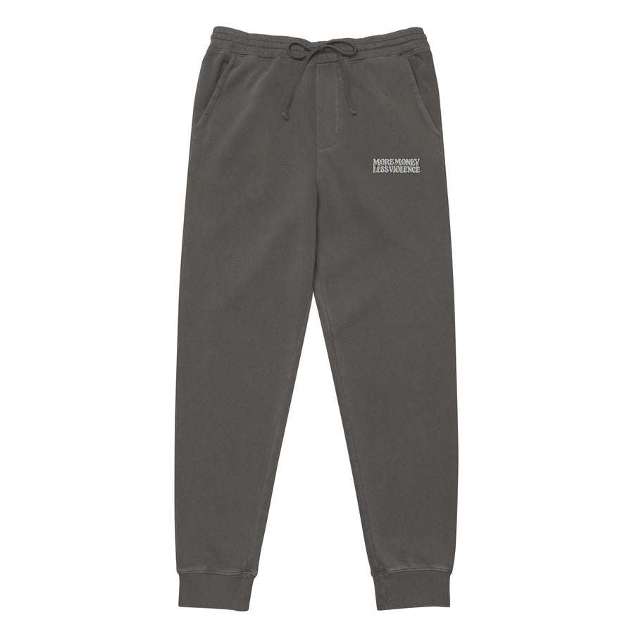 MMLV Everyday Hustle Sweatpants in pigment black, front