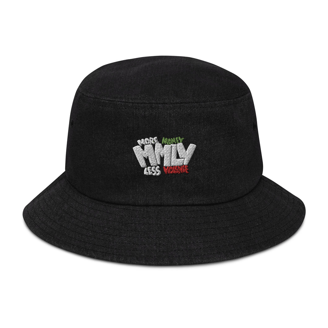 MMLV Denim bucket hat