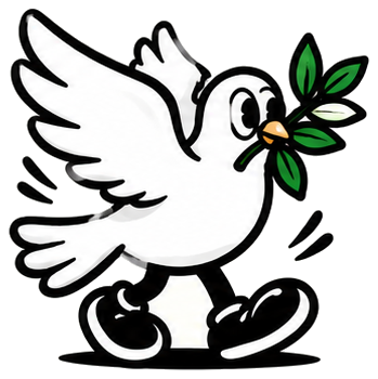 MMLV dove character welcoming you to Buffalo, NY